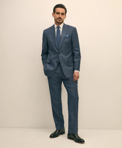 Traditional Fit Wool Check 1818 Suit | Brooks Brothers cheap