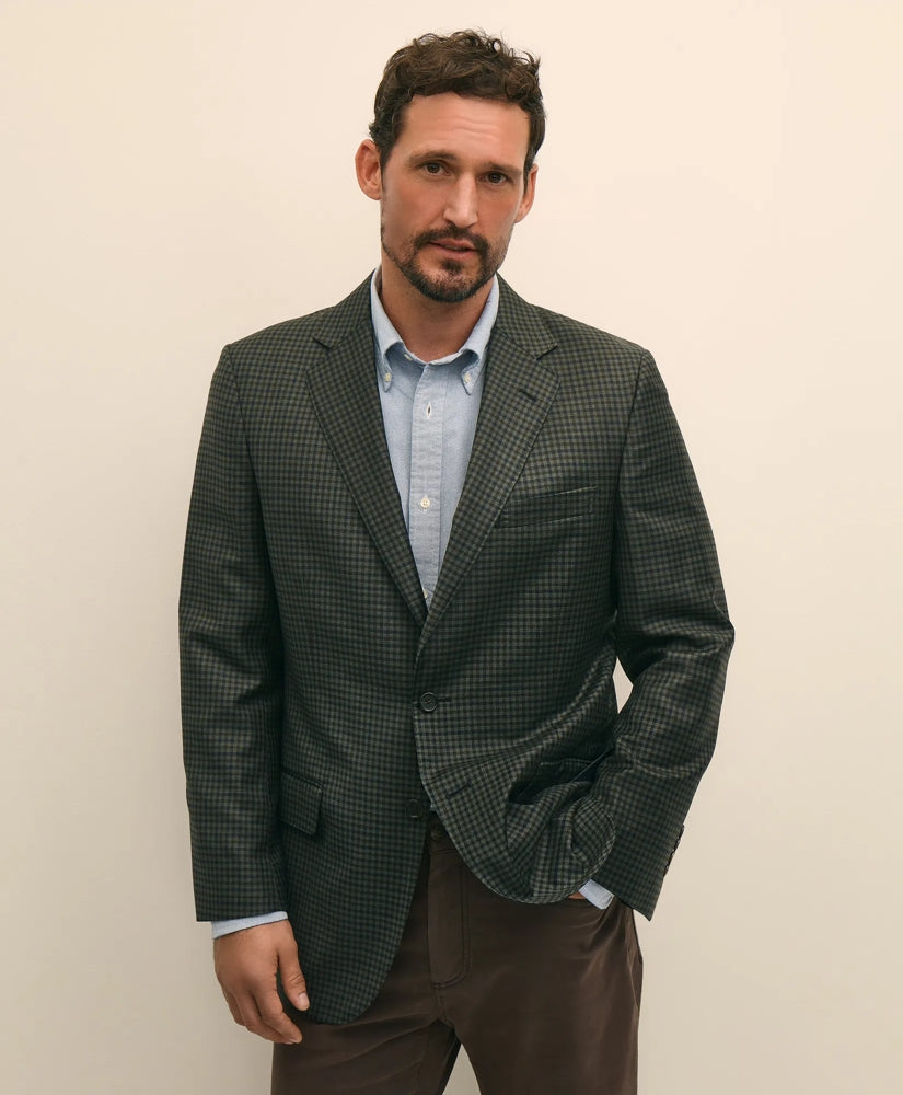 Traditional Fit Wool Gingham Sport Coat | Brooks Brothers discount
