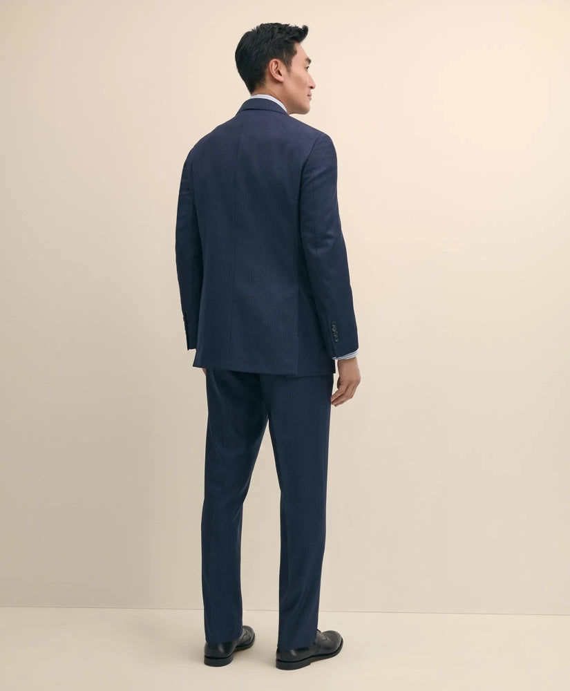 Traditional Fit Wool Pinstripe 1818 Suit | Brooks Brothers online