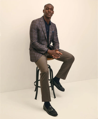 Traditional Fit Wool Plaid-Gingham Sport Coat | Brooks Brothers for sale