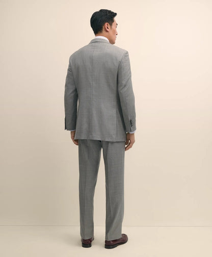 Traditional Fit Wool Sharkskin 1818 Suit | Brooks Brothers discount