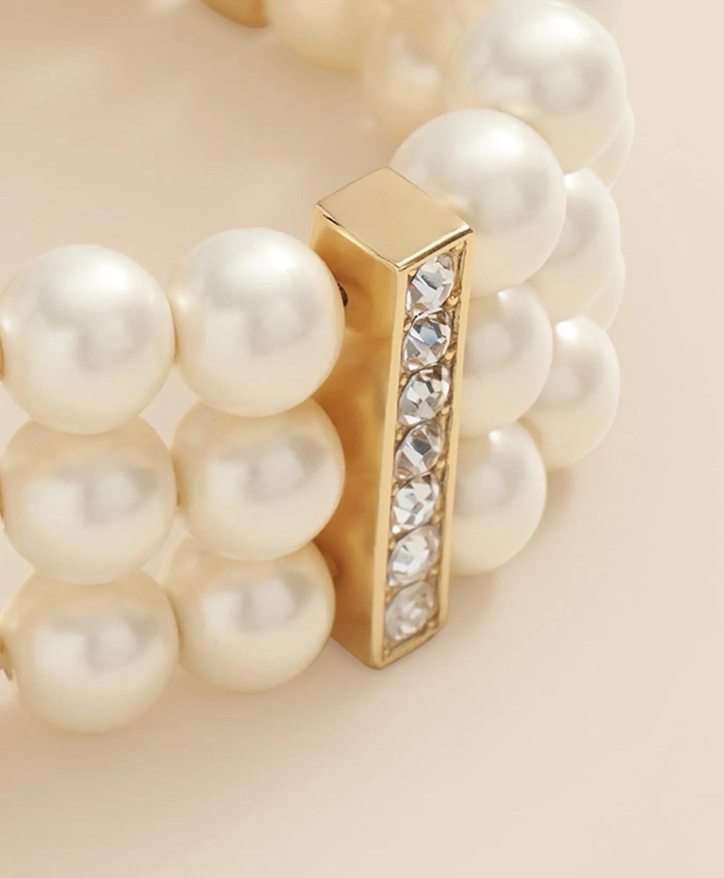 Triple Strand Stretch Faux-Pearl Bracelet | Brooks Brothers on sale
