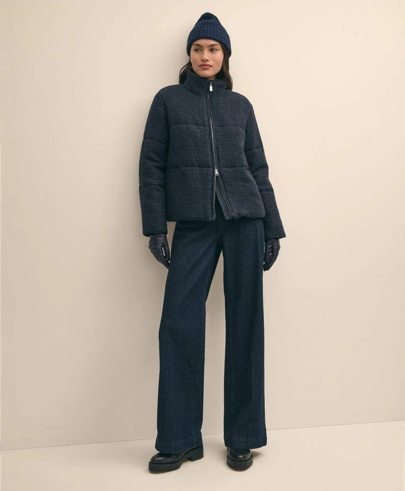 Tweed Short Puffer Jacket | Brooks Brothers for sale