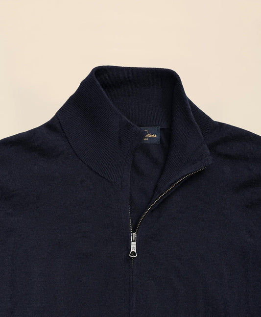 Ultimate Merino Wool Full Zip Sweater | Brooks Brothers cheap