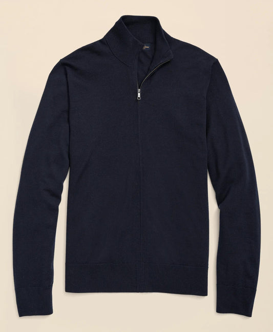 Ultimate Merino Wool Full Zip Sweater | Brooks Brothers cheap