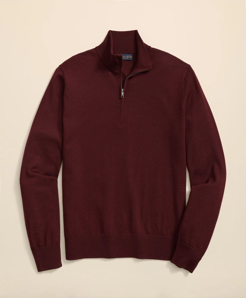 Ultimate Merino Wool Quarter-Zip Sweater | Brooks Brothers sale - US 7705