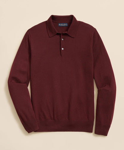 Ultimate Merino Wool Polo Sweater | Brooks Brothers online