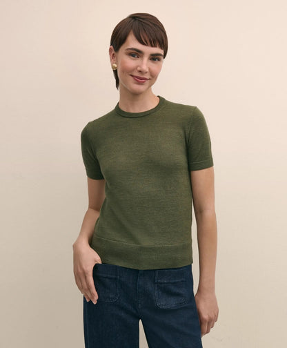 Ultimate Merino Wool Short-Sleeve Sweater Shell | Brooks Brothers sale - US 7009