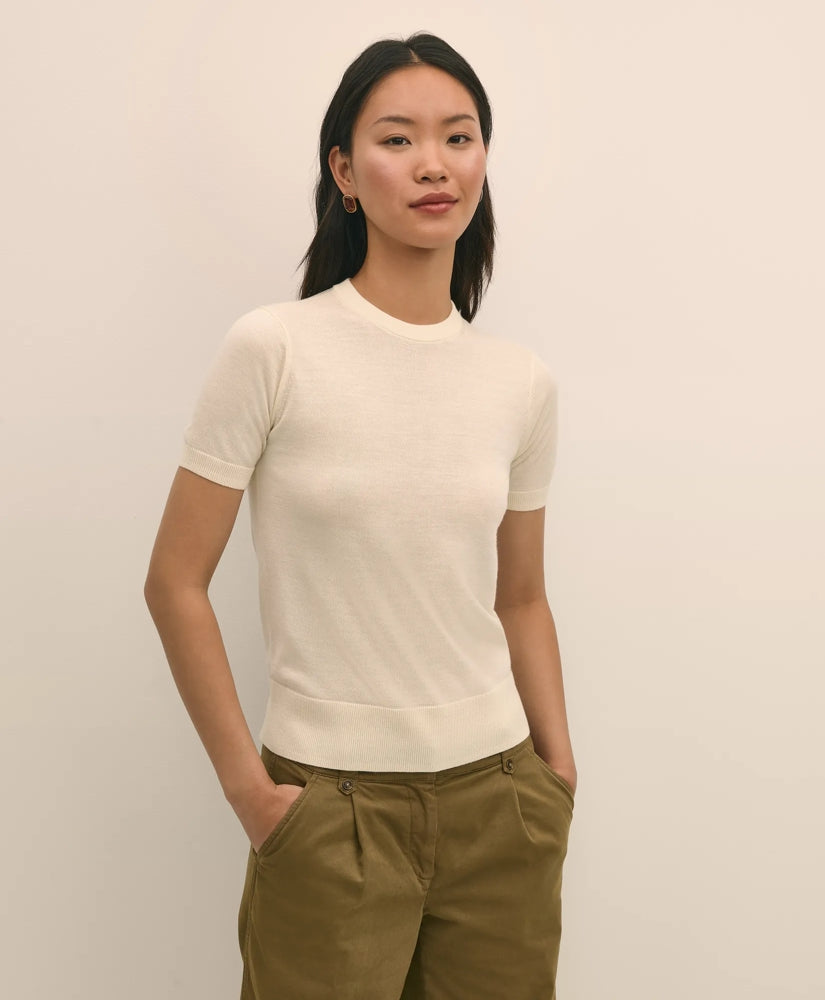 Ultimate Merino Wool Short-Sleeve Sweater Shell | Brooks Brothers online shop - US 8990