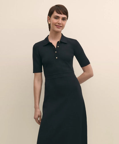 Viscose Polo Knit Dress | Brooks Brothers for sale