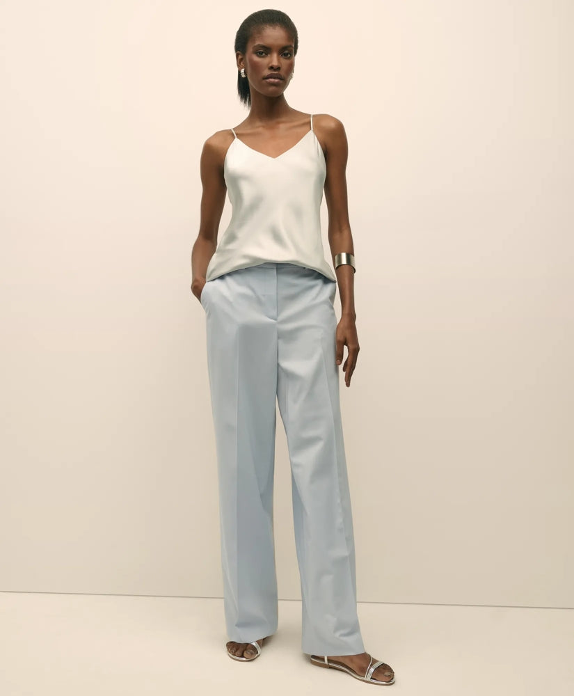 V-Neck Camisole in Washable Silk Charmeuse | Brooks Brothers online shop