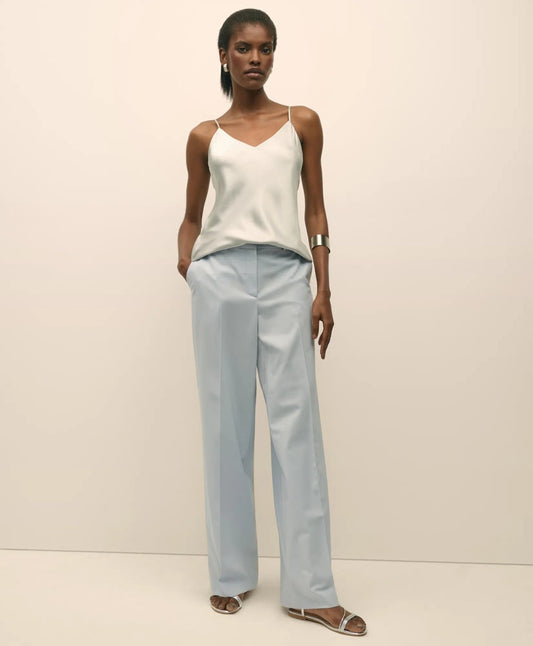 V-Neck Camisole in Washable Silk Charmeuse | Brooks Brothers online shop