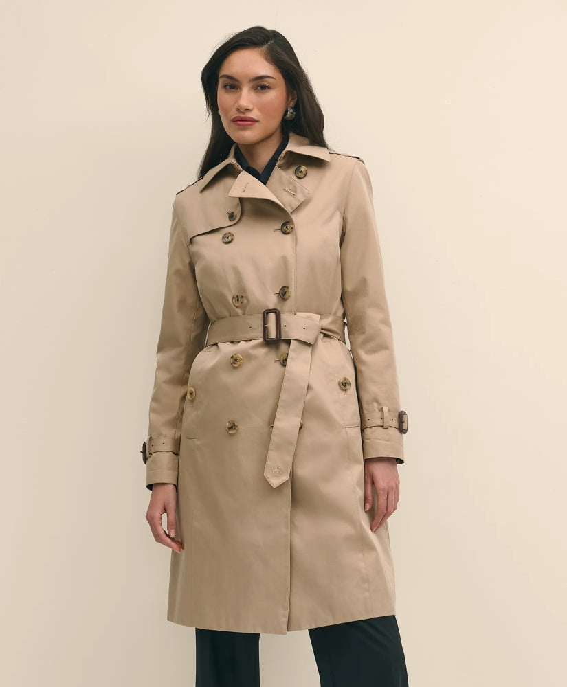 Water Repellent Trench Coat With Zip-Out Lining | Brooks Brothers discount