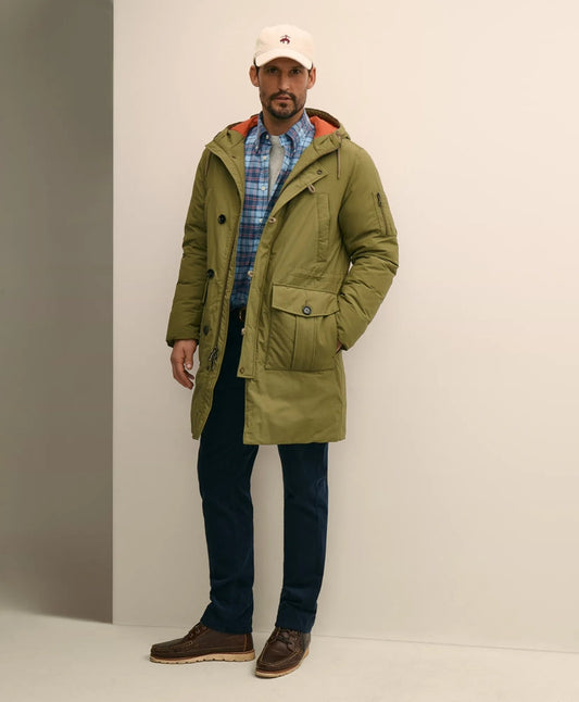 Water-Resistant Down Hooded Parka | Brooks Brothers cheap