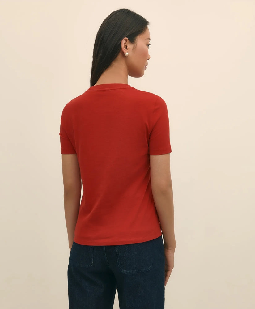 Women's Lunar New Year 100% Cotton Graphic T-Shirt | Brooks Brothers discount