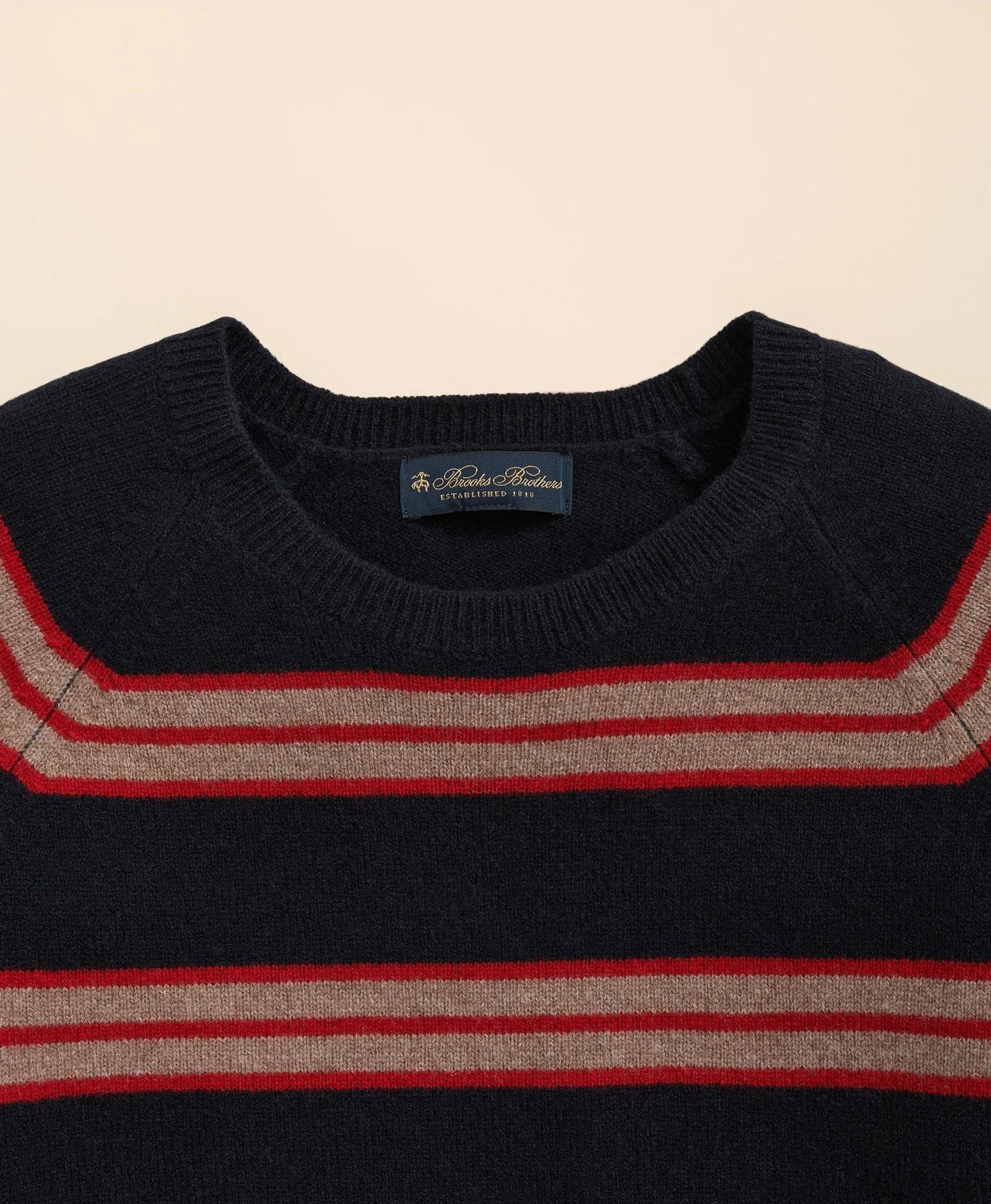 Wool Archive Stripe Sweater | Brooks Brothers online shop