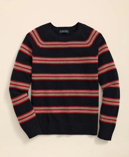 Wool Archive Stripe Sweater | Brooks Brothers online shop
