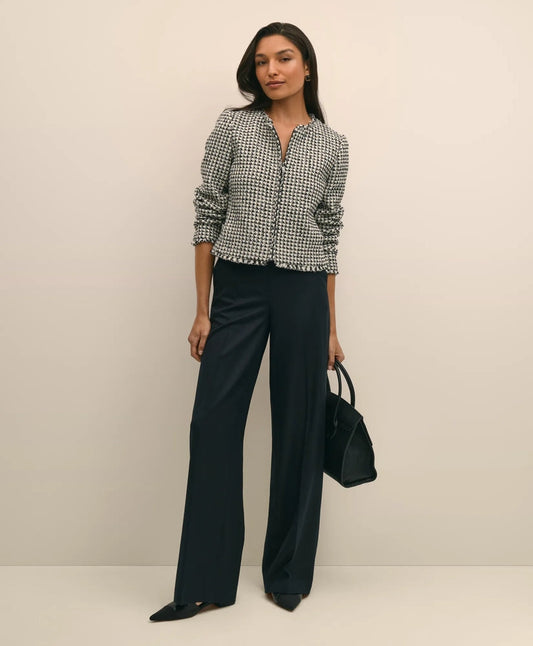 Boucle Zip-Front Jacket | Brooks Brothers online