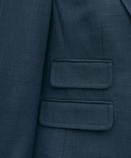 Wool-Blend Shrunken Fit Hopsack Jacket | Brooks Brothers online shop