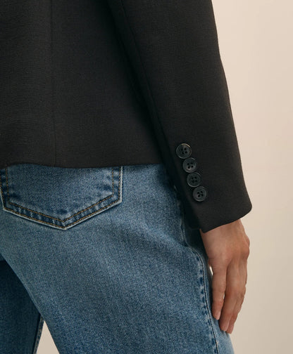 Wool-Blend Horsebit Detail Jacket | Brooks Brothers online shop