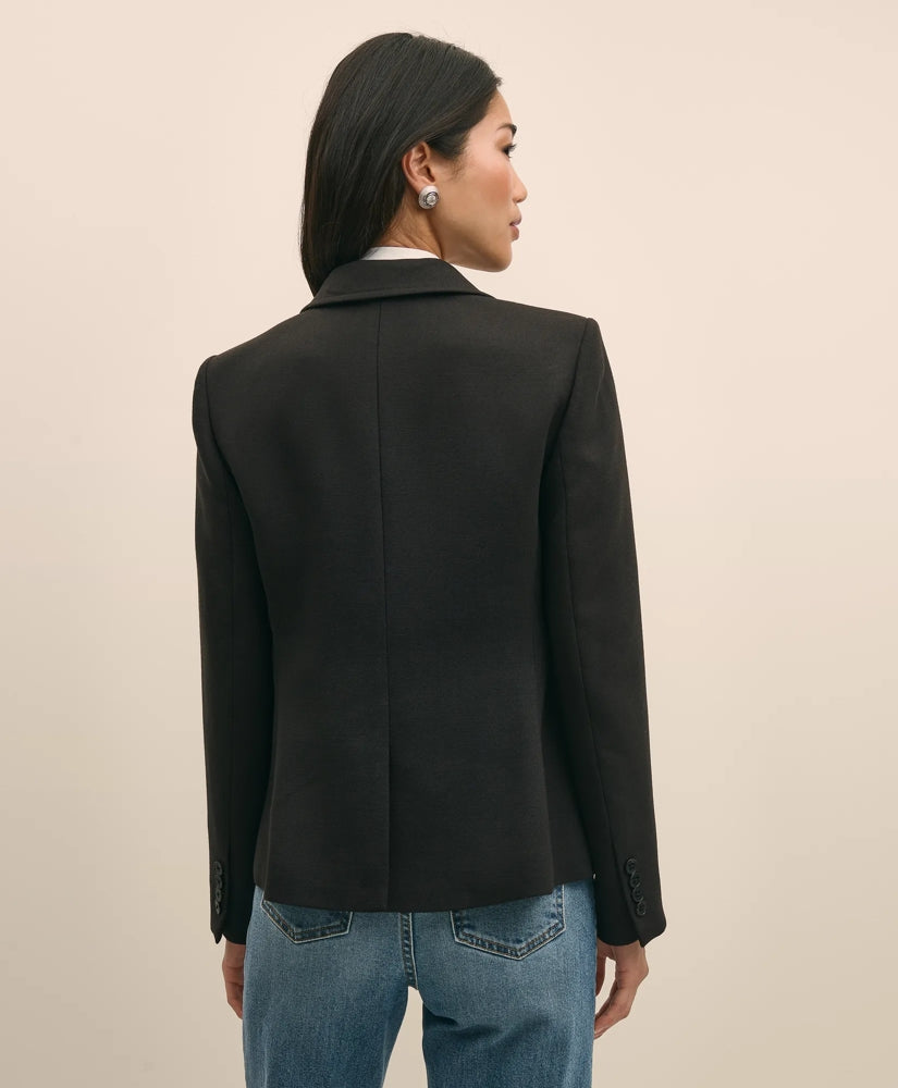 Wool-Blend Horsebit Detail Jacket | Brooks Brothers online shop