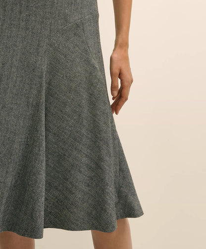 Wool-Blend Pleated Herringbone Skirt | Brooks Brothers sale