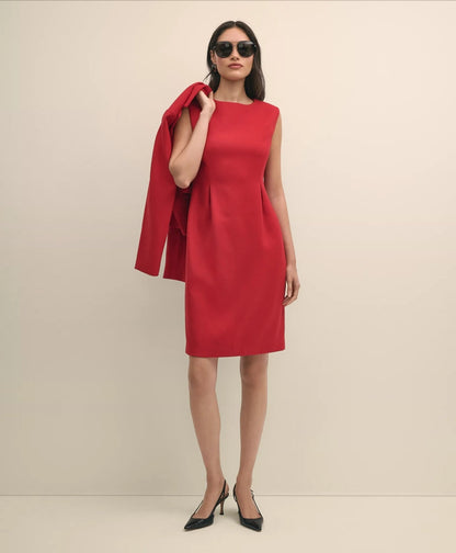 Wool Blend Tulip Sheath Dress | Brooks Brothers for sale