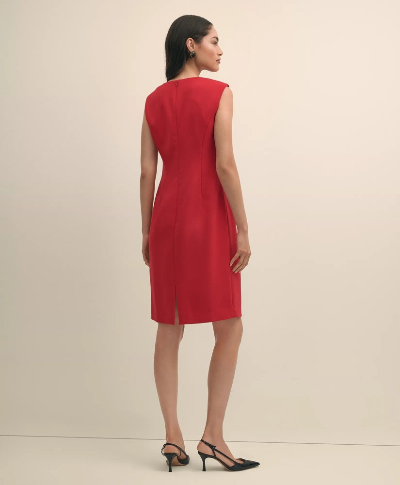 Wool Blend Tulip Sheath Dress | Brooks Brothers for sale