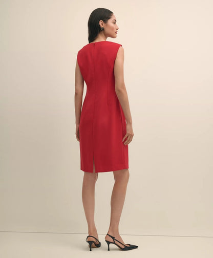 Wool Blend Tulip Sheath Dress | Brooks Brothers for sale