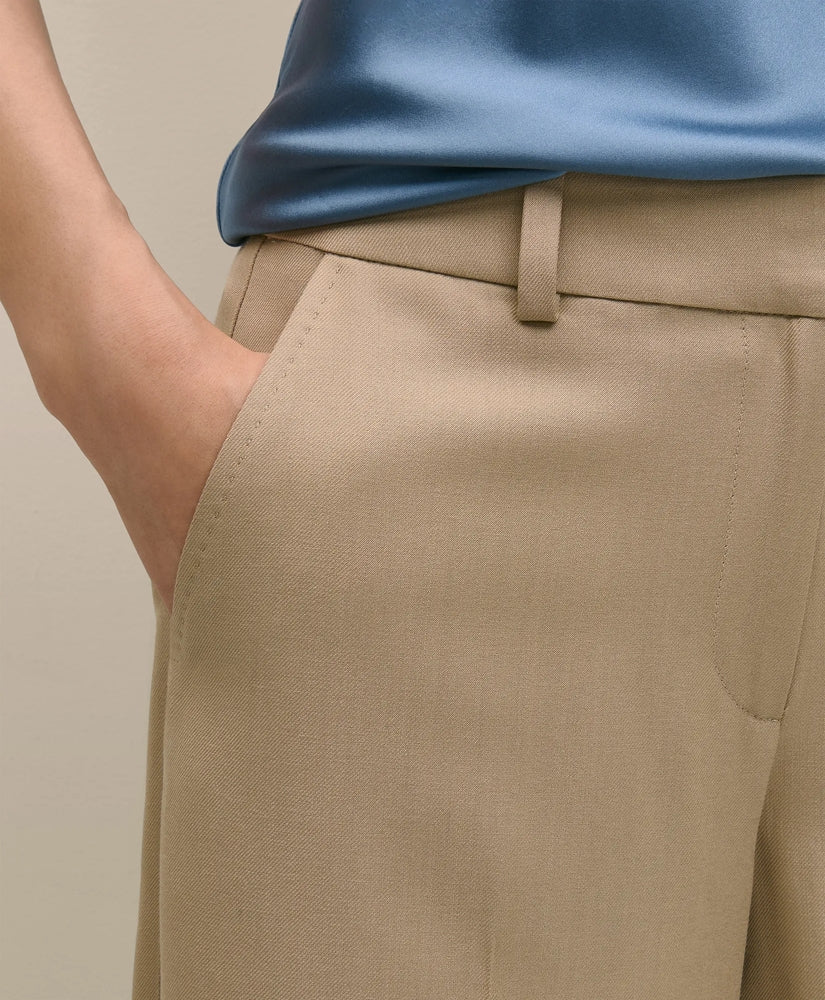 Wool-Blend Wide-Leg Pants | Brooks Brothers cheap