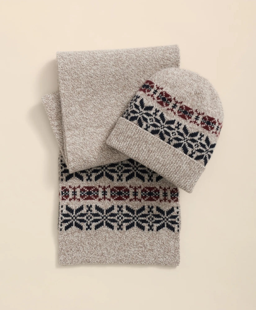 Wool-Cashmere Archive Jacquard Scarf | Brooks Brothers discount