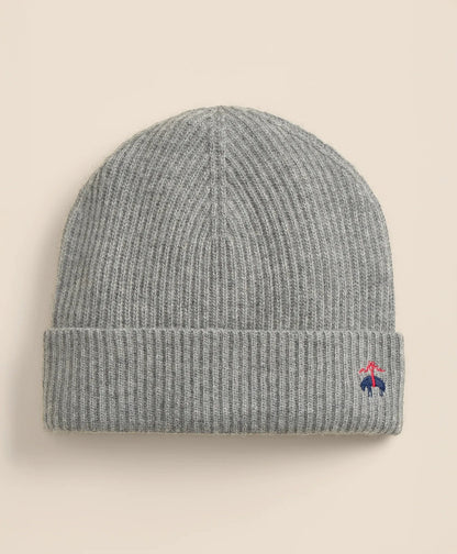 Wool-Cashmere-Blend Ribbed Beanie Hat | Brooks Brothers on sale - US 9312