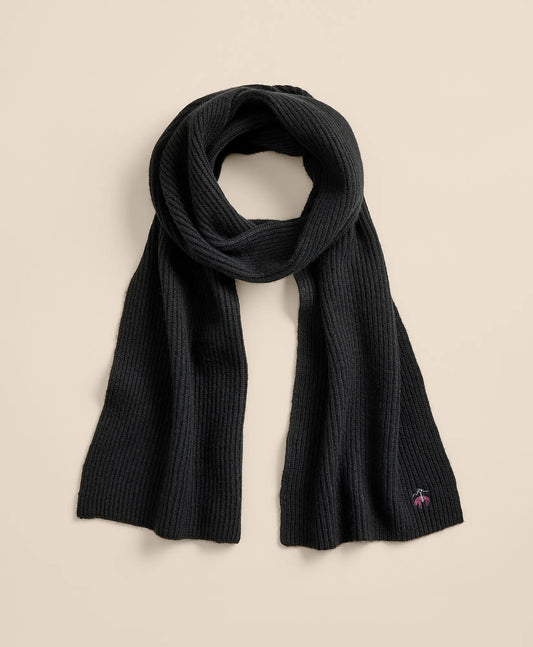 Wool-Cashmere Blend Ribbed Scarf | Brooks Brothers online
