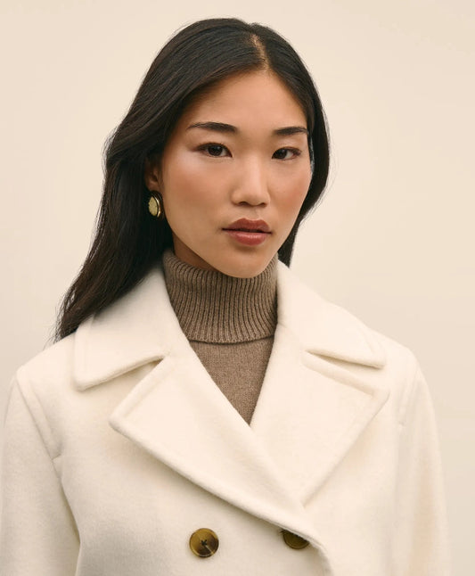 Wool Double-Faced Cropped Peacoat | Brooks Brothers sale