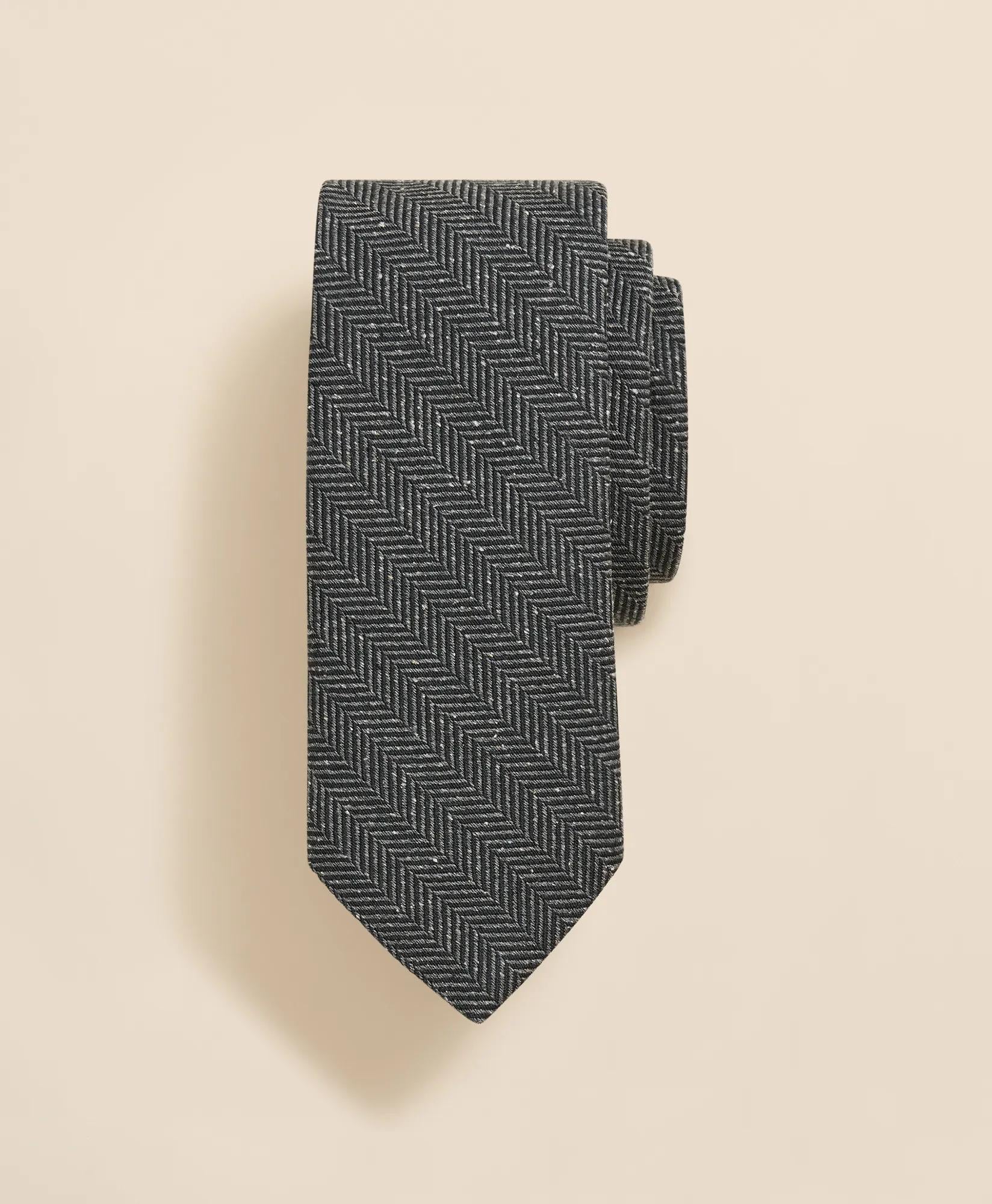 Wool Herringbone Tie | Brooks Brothers online