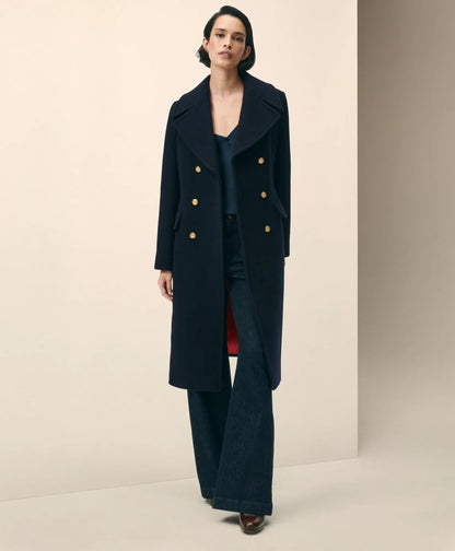 Wool Officer Coat | Brooks Brothers online shop