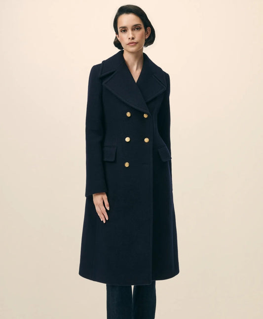 Wool Officer Coat | Brooks Brothers online shop