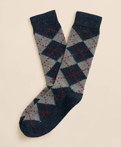 Wool-Silk Blend Argyle Socks | Brooks Brothers sale - US 9882