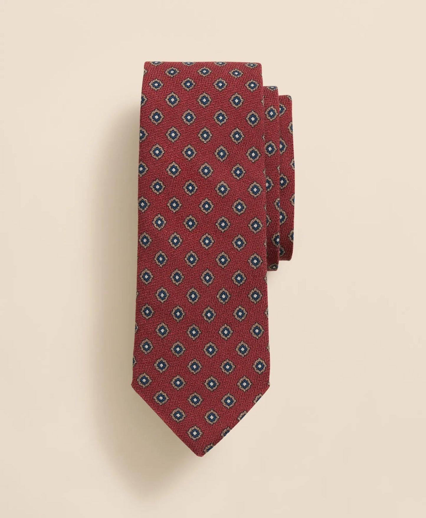 Wool-Silk Medium Square Tie | Brooks Brothers online shop