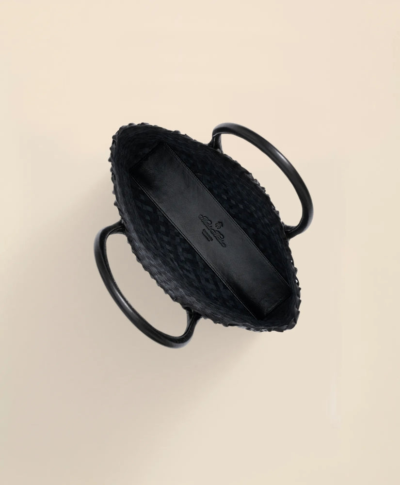 Woven Leather Tote Bag | Brooks Brothers online