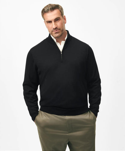Big & Tall Ultimate Merino Wool Quarter-Zip Sweater | Brooks Brothers cheap
