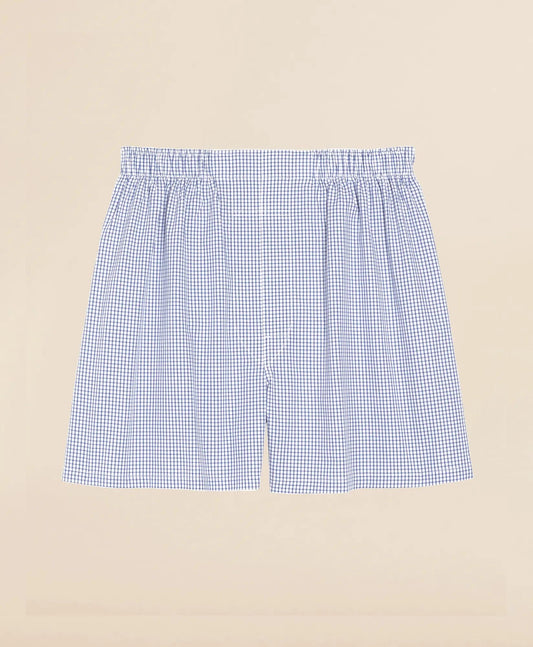 Cotton Broadcloth Small Check Boxers | Brooks Brothers discount