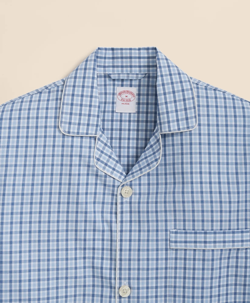 Cotton Broadcloth Gingham Pajamas | Brooks Brothers for sale