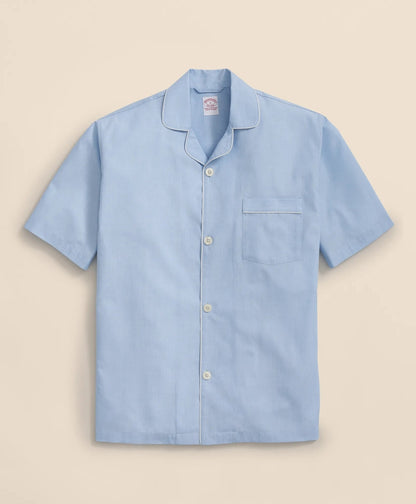 Cotton Broadcloth Short Pajamas | Brooks Brothers on sale