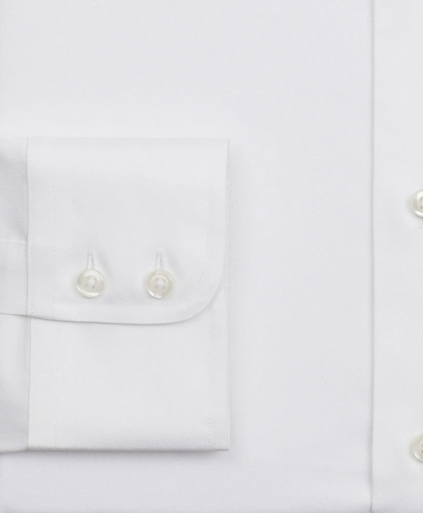 Stretch Supima® Cotton Non-Iron Twill Button-Down Collar Dress Shirt | Brooks Brothers online shop