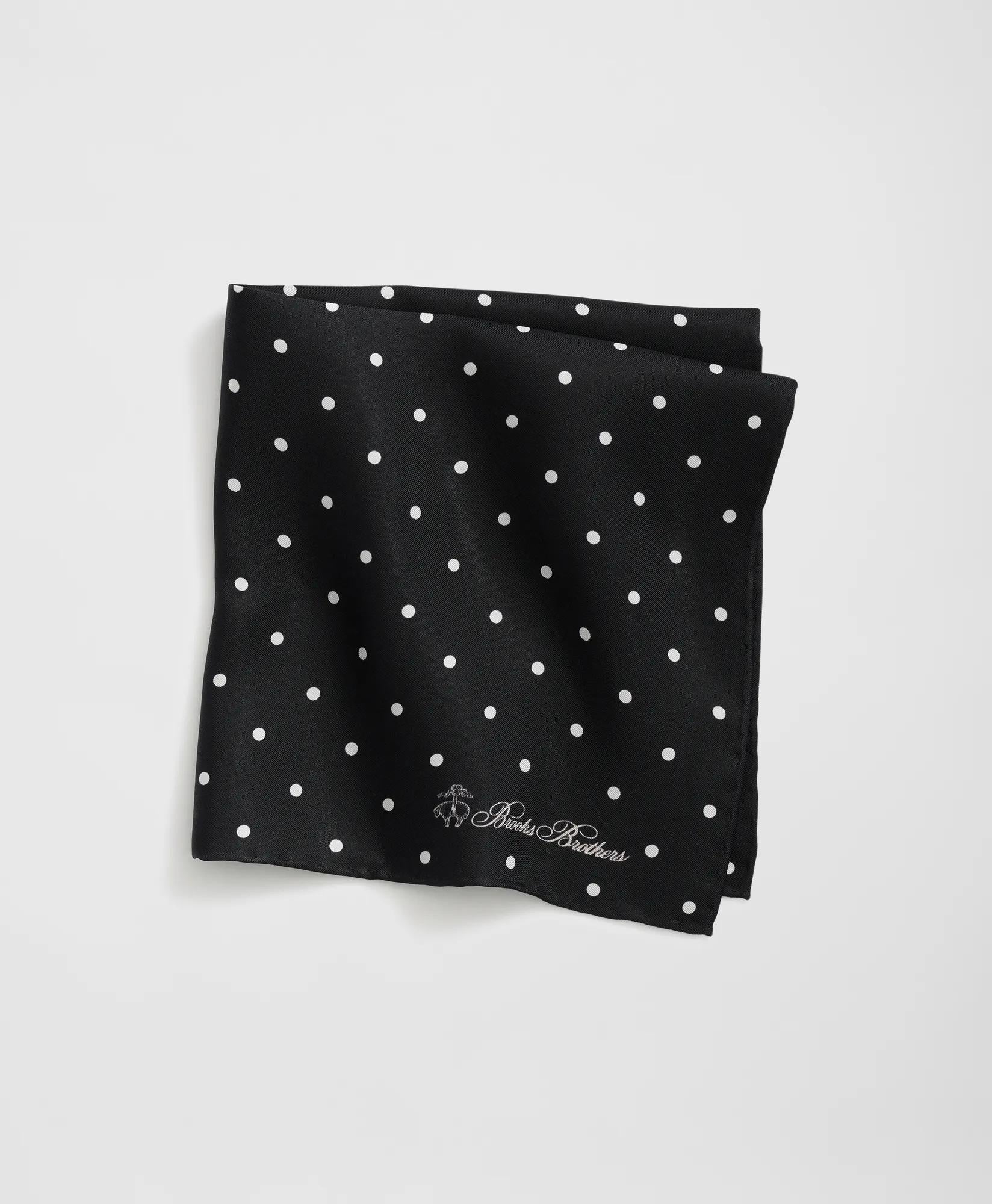 Small Dot Silk Pocket Square | Brooks Brothers online shop