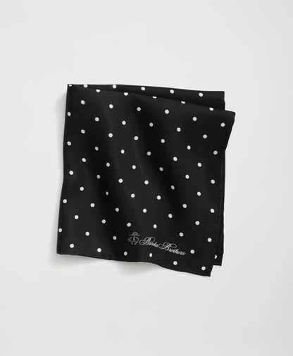 Small Dot Silk Pocket Square | Brooks Brothers online shop