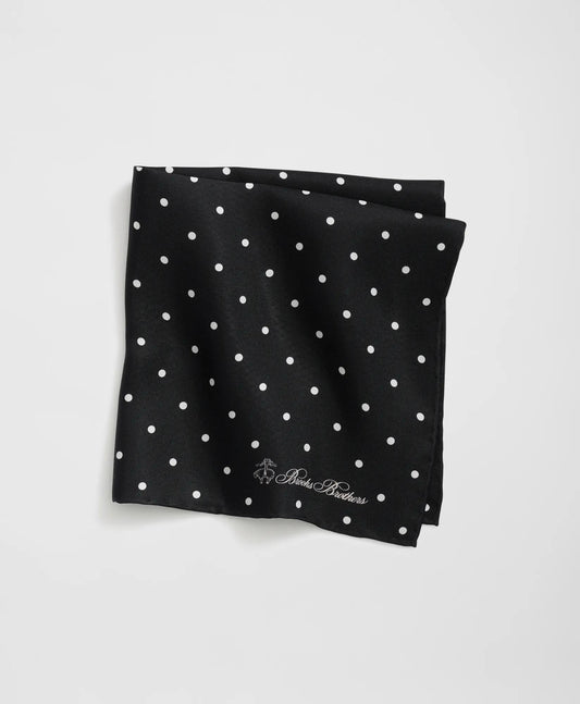 Small Dot Silk Pocket Square | Brooks Brothers online shop