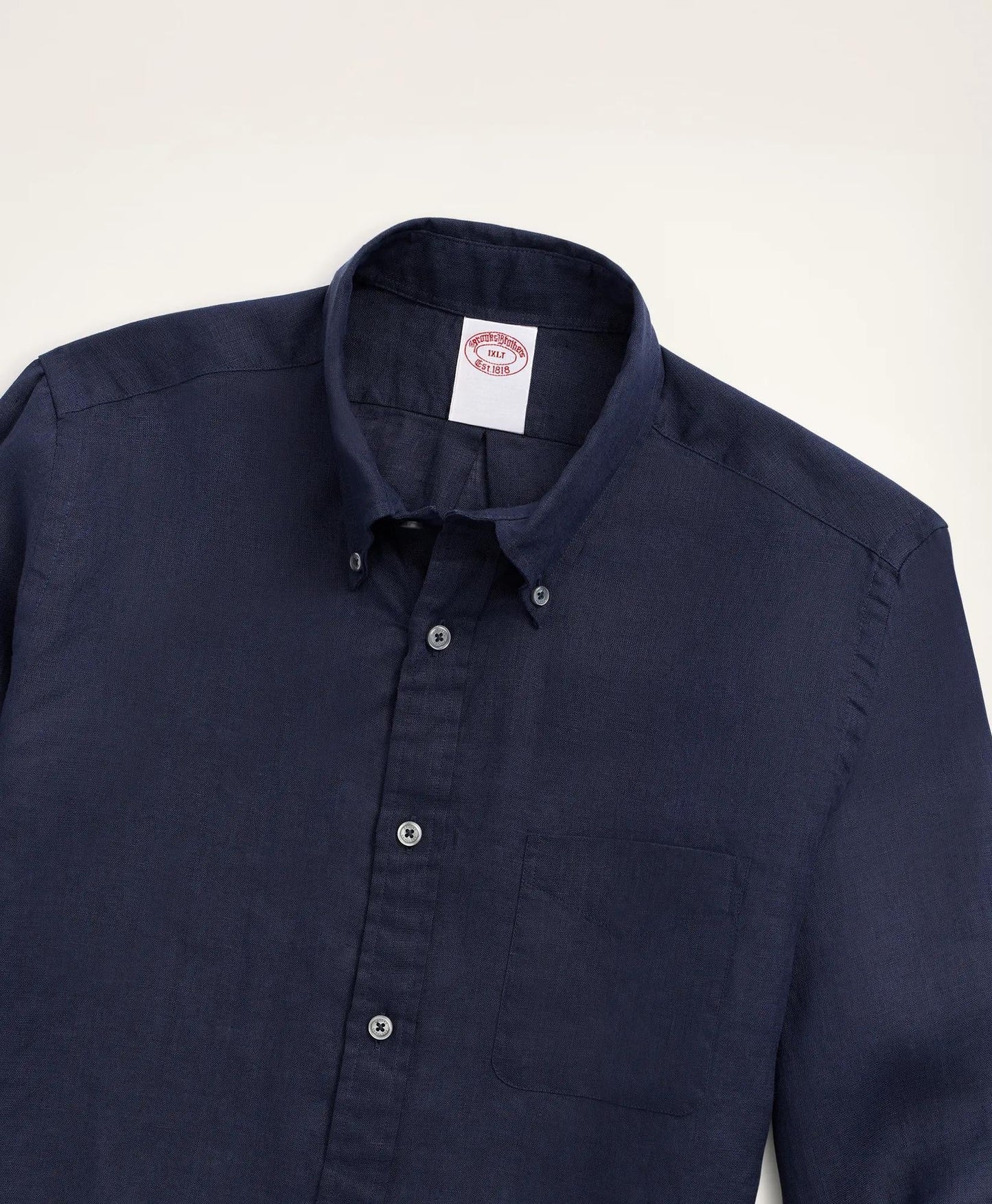 Big & Tall Sport Shirt, Irish Linen | Brooks Brothers on sale