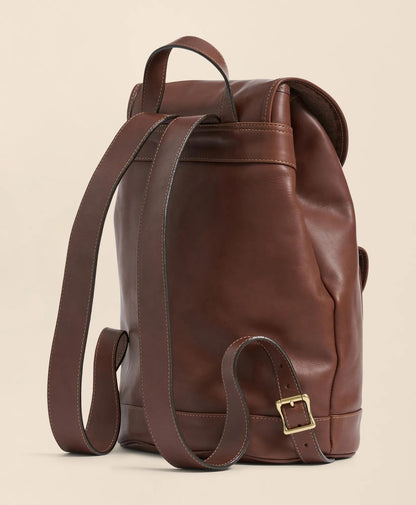Leather Drawstring Backpack | Brooks Brothers online shop